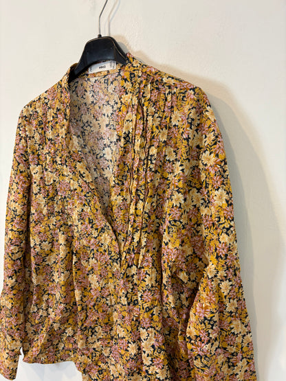 MANGO. Blusa estampado flores. T M