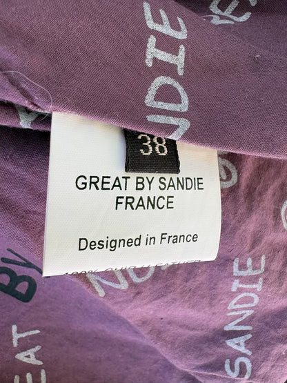 GREAT by SANDIE PARIS. Chaqueta piel bolsilllos