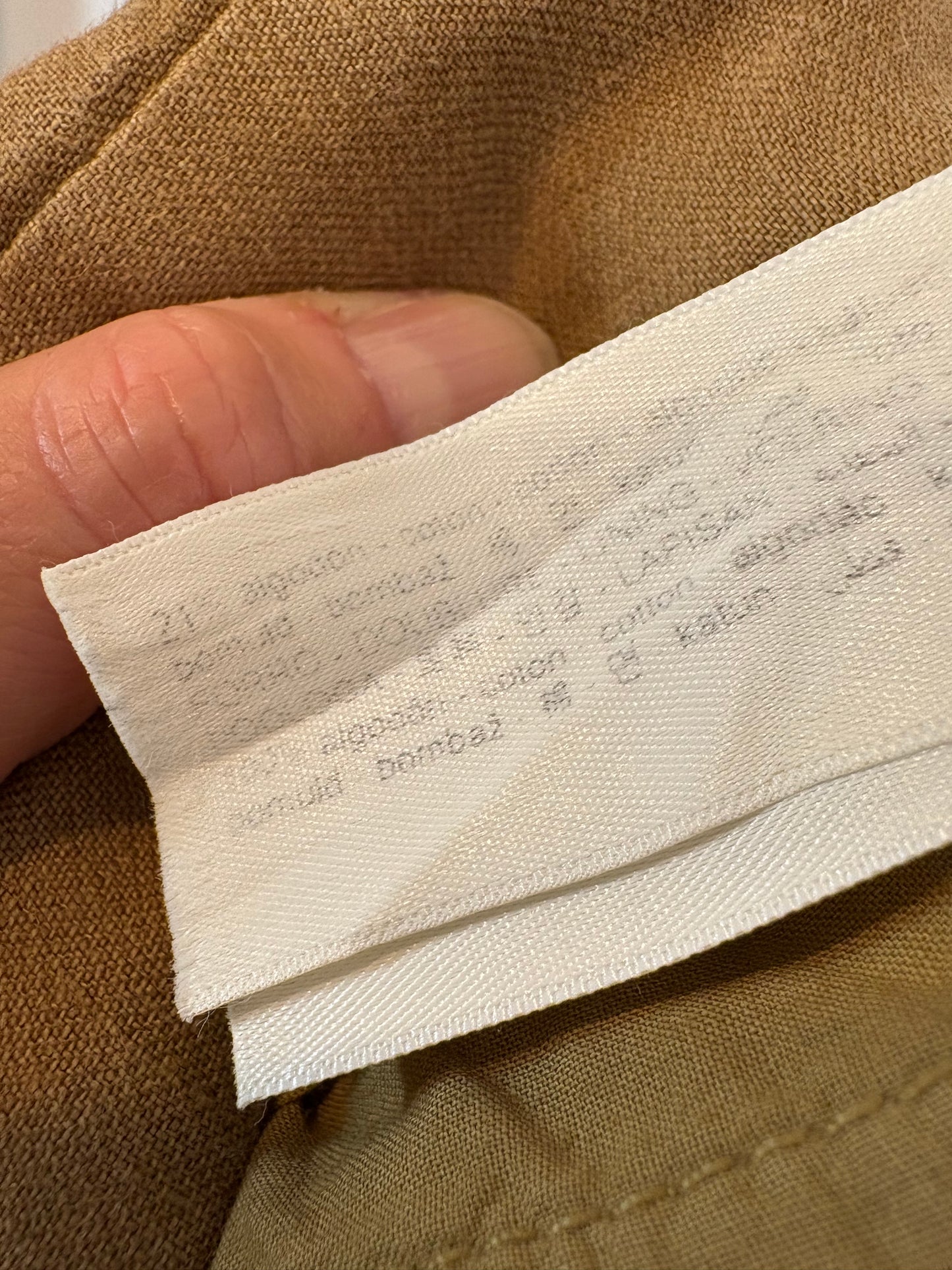 MASSIMO DUTTI. Pantalón marrón claro mezcla
