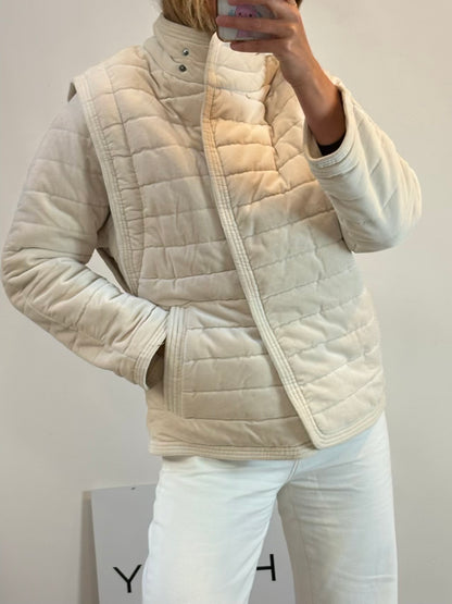 ISABEL MARANT ETOILE. Chaqueta acolchada convertible Areta