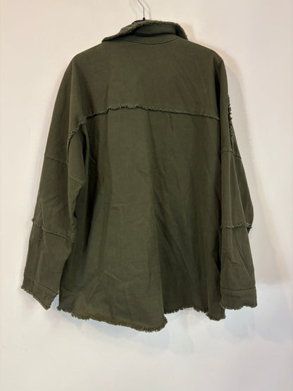 ZARA. Mustard textured back top. TS