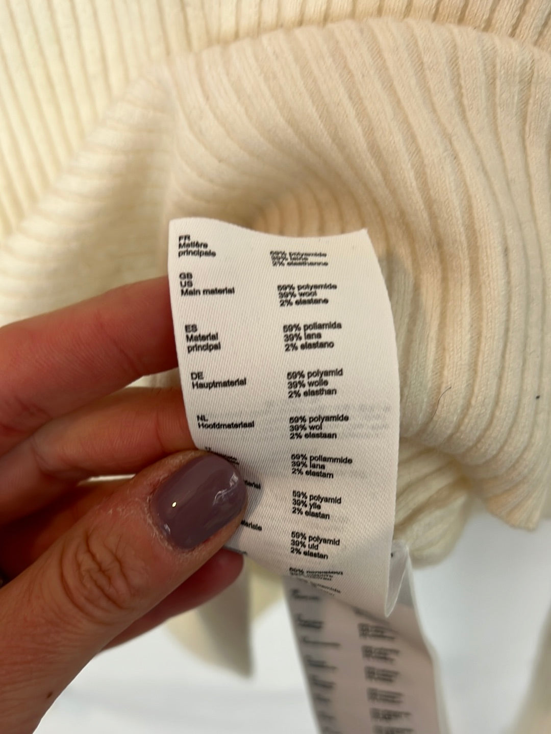 MAJE. Jersey canalé cuello perkins. T 1(S)