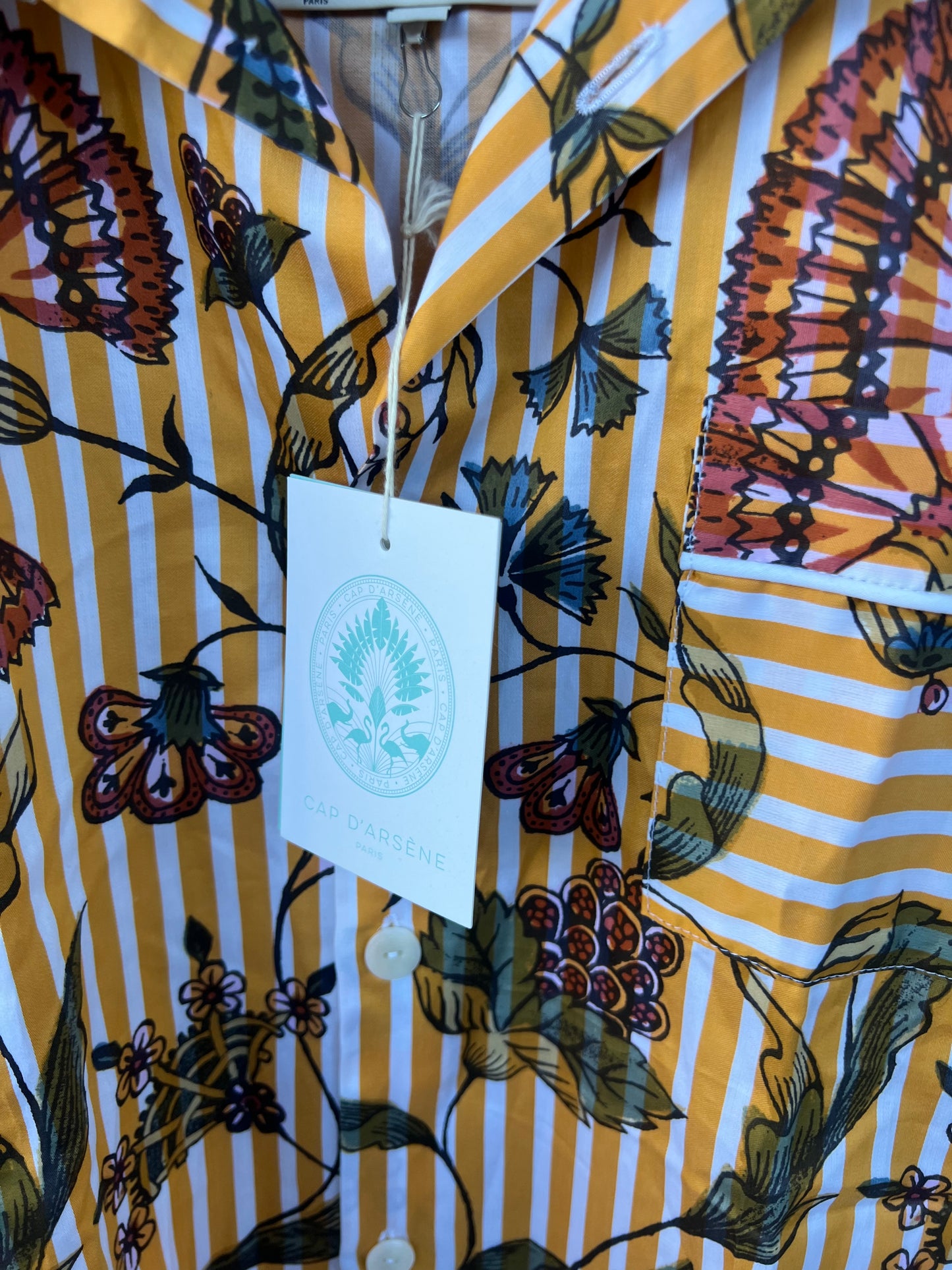 CAP D´ ARSENE. Camisa rayas estampada. T M