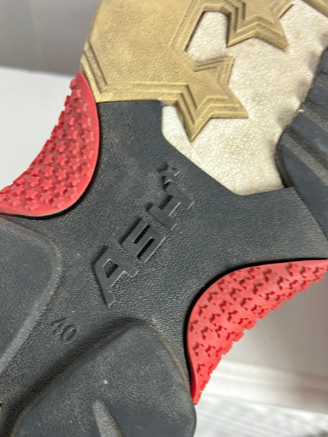 ASH. Zapatillas plataforma colores. T 40