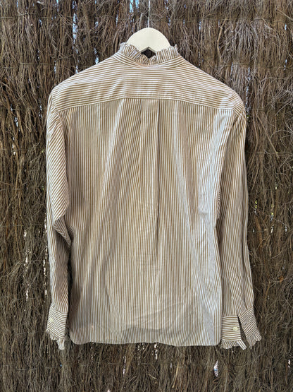 ISABEL MARANT ÉTOILE. Camisa rayas detalle cuello y puños. T S