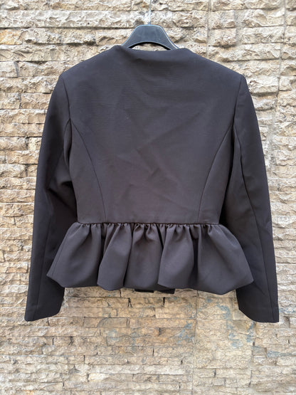 ZARA. Coral beaded jacket. TS