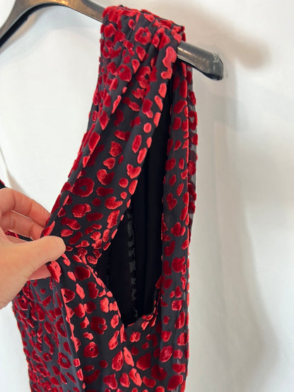 IRO. Vestido terciopelo asimétrico