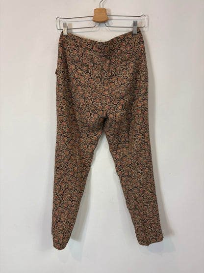 ETRO. Pantalón pinzas marrón fluido