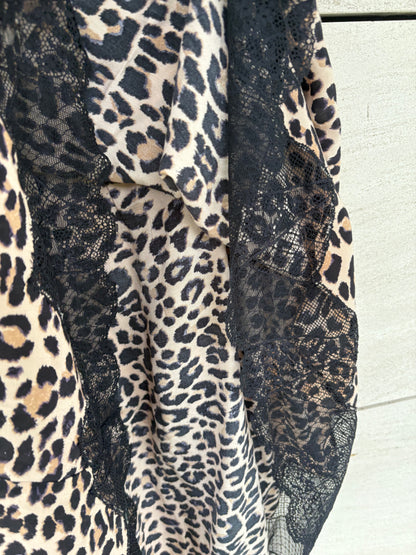ZADIG&VOLTAIRE. Falda midi animal print asimétrica