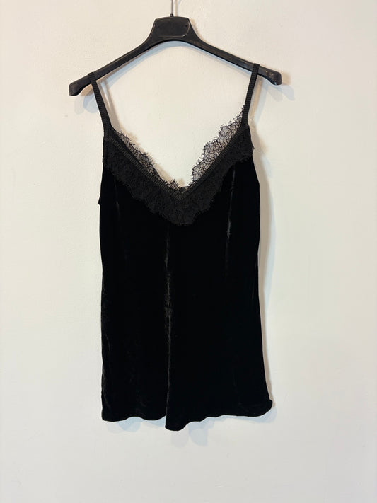 MASSIMO DUTII. Top terciopelo lencero