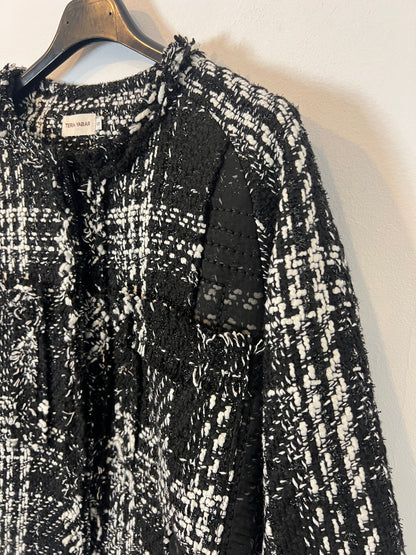 TERIA YABAR. Black tweed jacket. T.S.