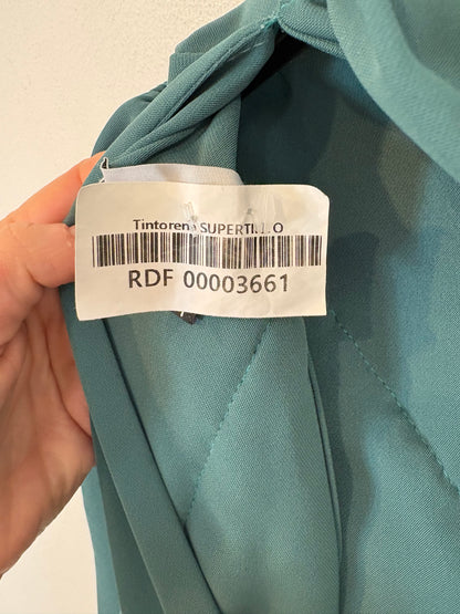 BOLFATE. Vestido midi escote volante