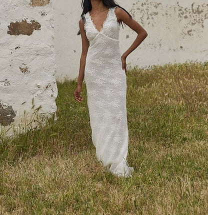 NTB. Vestido Moonlight largo blanco