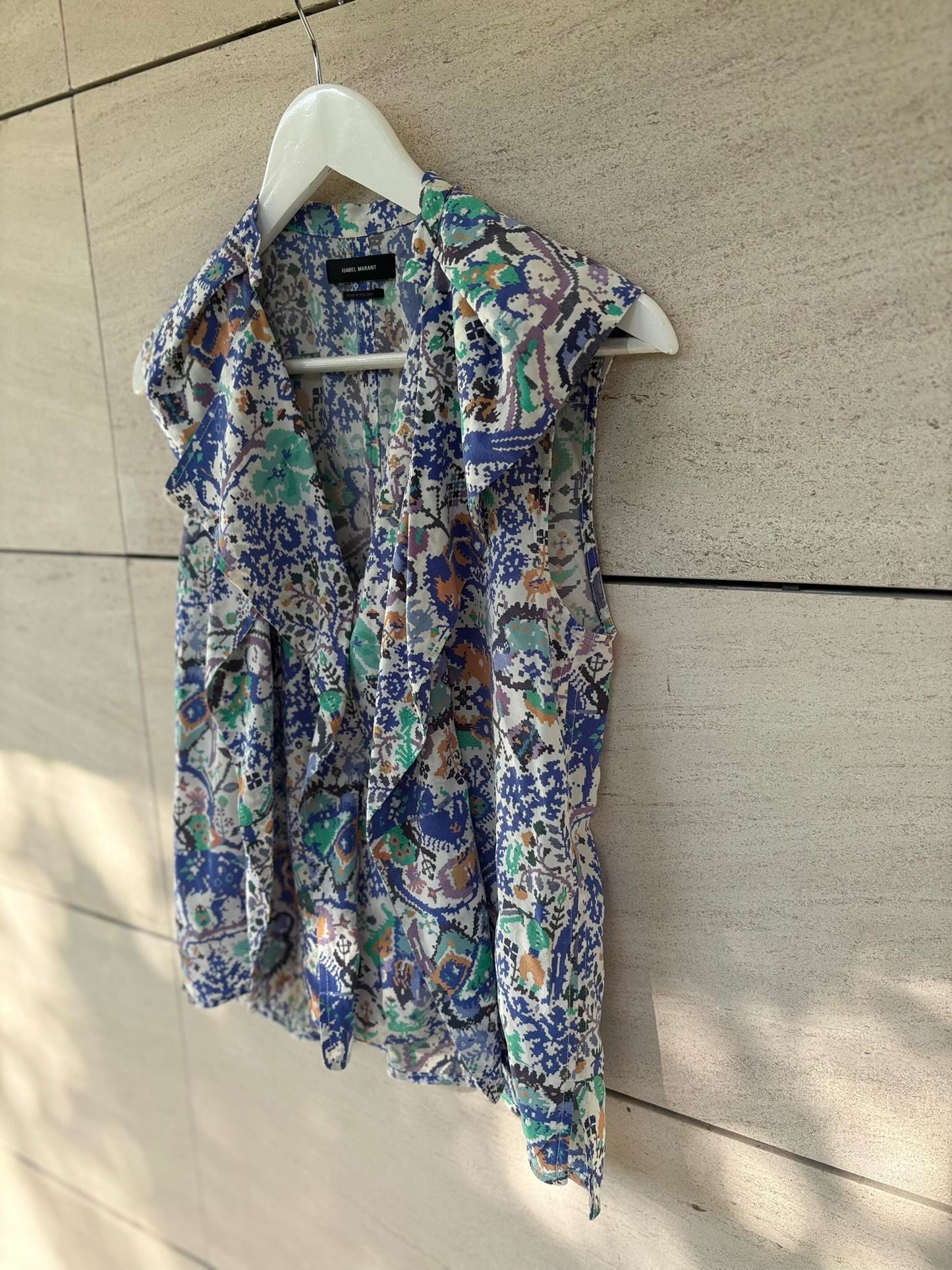 ISABEL MARANT. Blusa seda estampada