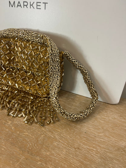 ZARA. Bolso mini abalorios dorados