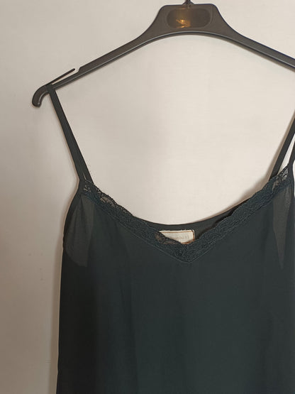 BIMANI. Top negro lencero T.m