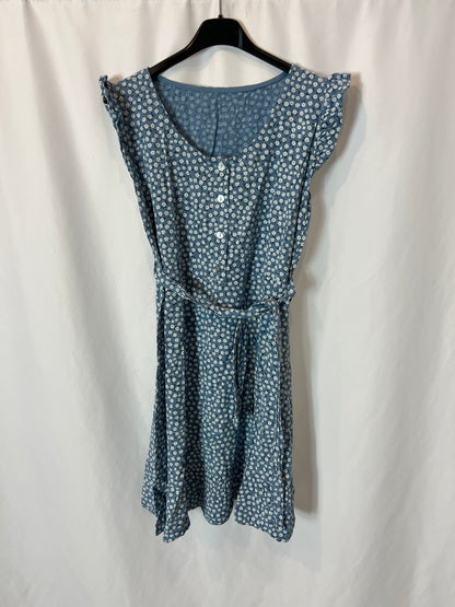 OTHERS. Short blue floral dress Your (s/m)
