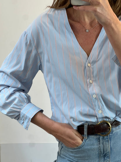 STRADIVARIUS. Blusa rayas. T S