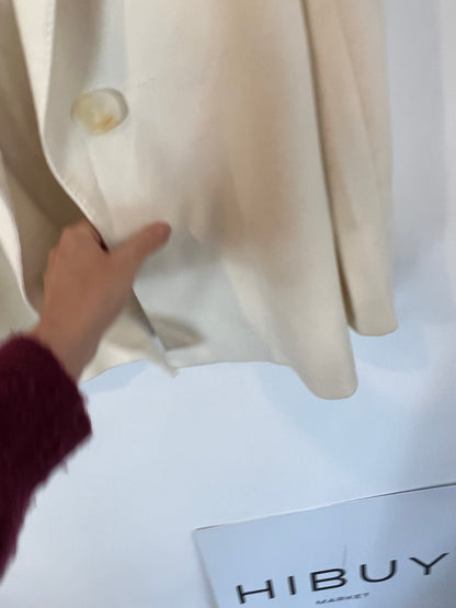 MANGO. Blazer color crudo textura. T 36