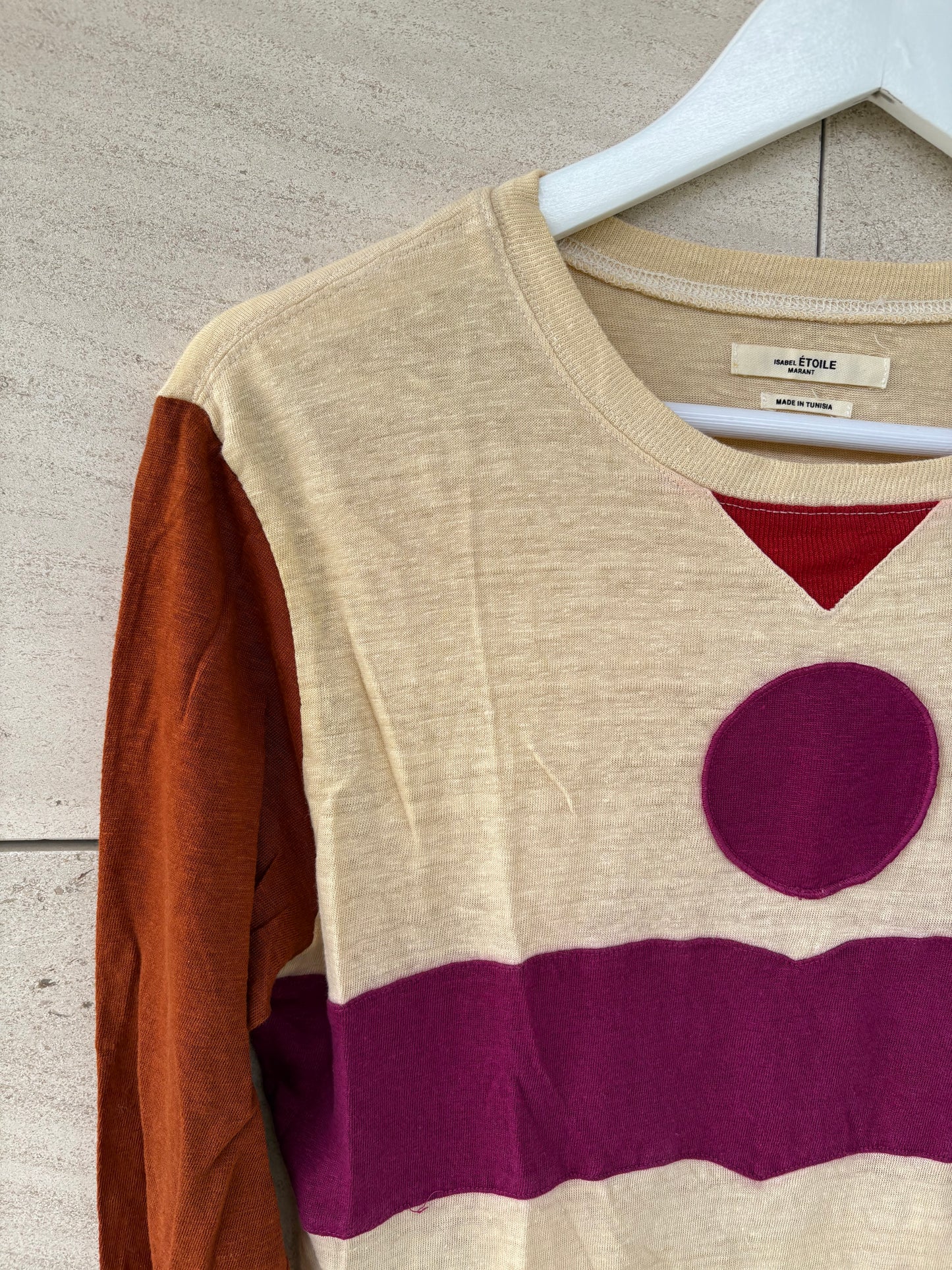 ISABEL MARANT ÉTOILE. Top lino colores