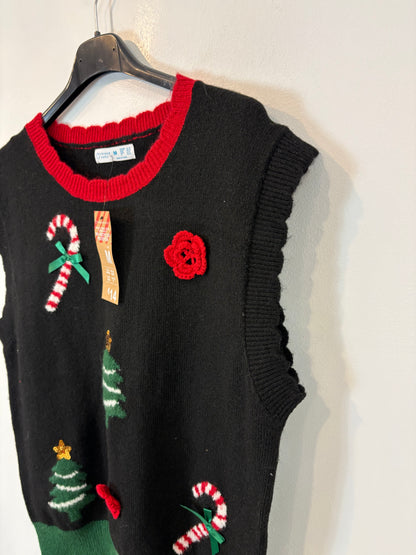 PRIMARK. Chaleco punto navidad T.m