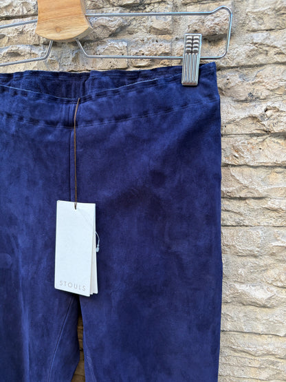 STOULS. Leggins piel vuelta azul. T S