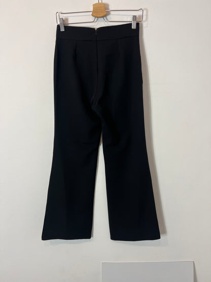 ERRE. Wide-leg black trousers size 36