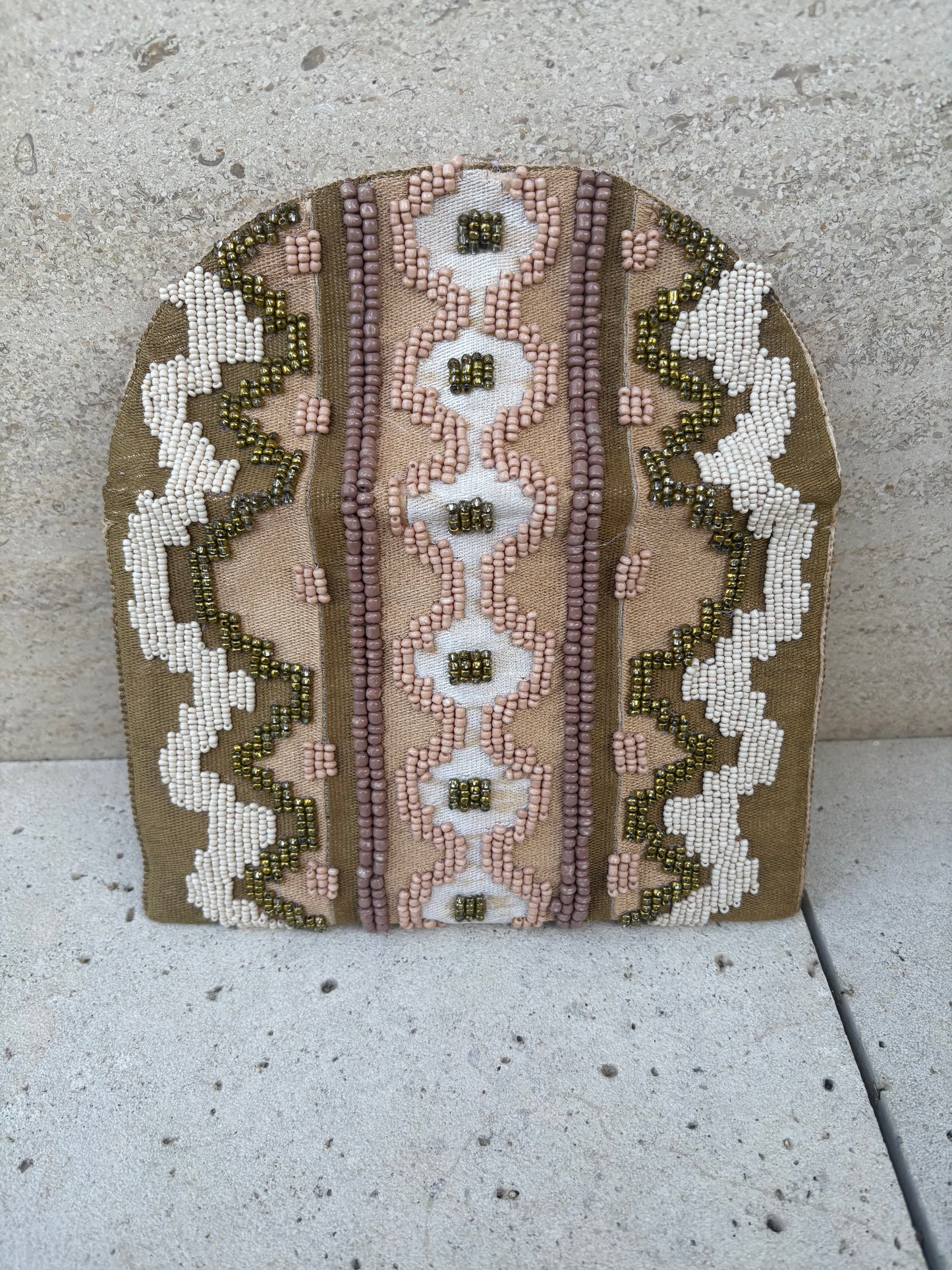 BDBA. Cartera de mano abalorios