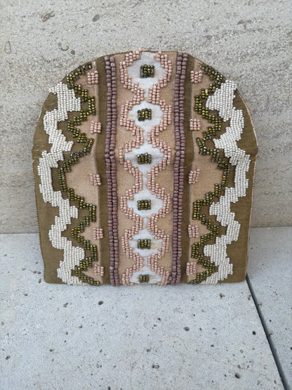 BDBA. Cartera de mano abalorios