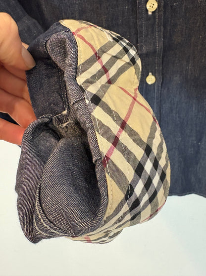 BURBERRY. Camisa fluida denim