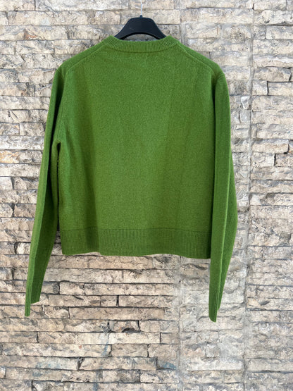 AMEÉ. Sleeveless fringed sweater S.(s)