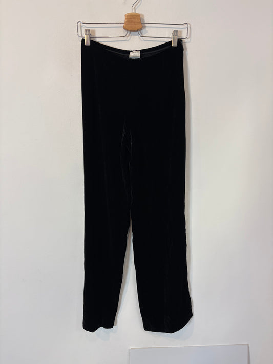 ARMANI COLLEZIONI. Pantalón negro terciopelo