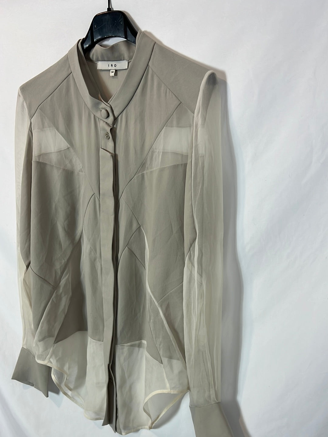 IRO. Double-weave blouse. Size 34