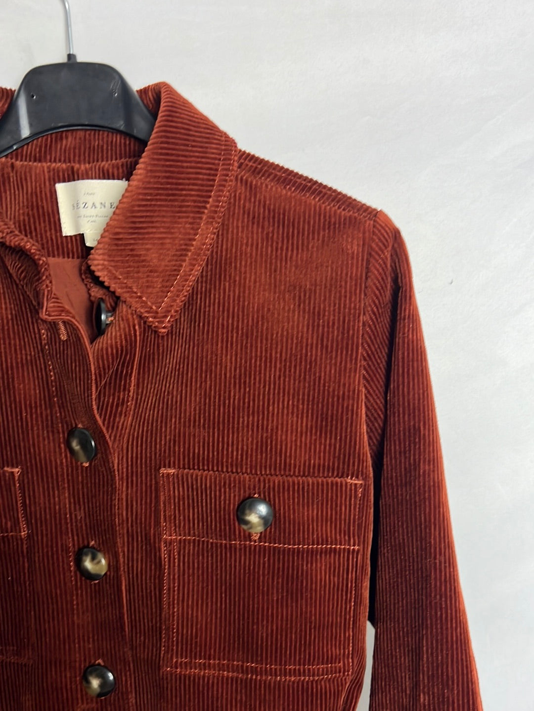 SEZANE. Corduroy boiler jacket size 34