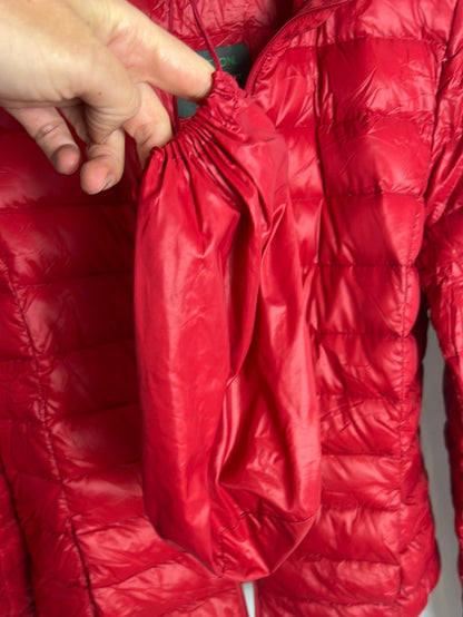 BENETTON. Plumas ligero rojo T.u(s)