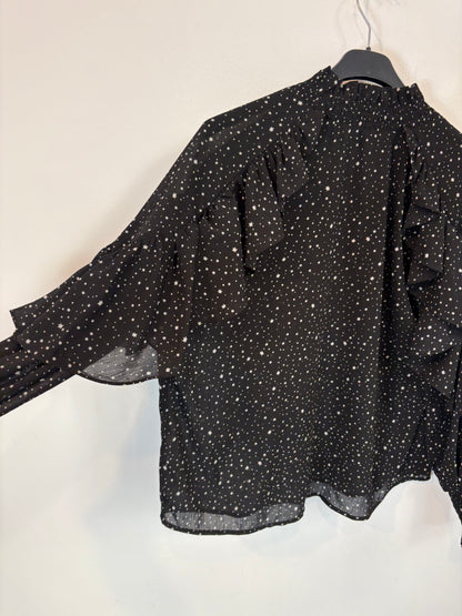 MAJE. Black star blouse S.1(s)