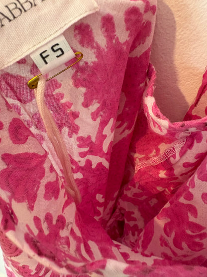 BABBAKI. Vestido largo estampado halter