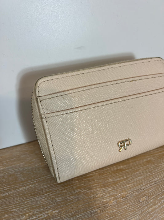 PARFOIS. Monedero tarjetero beige