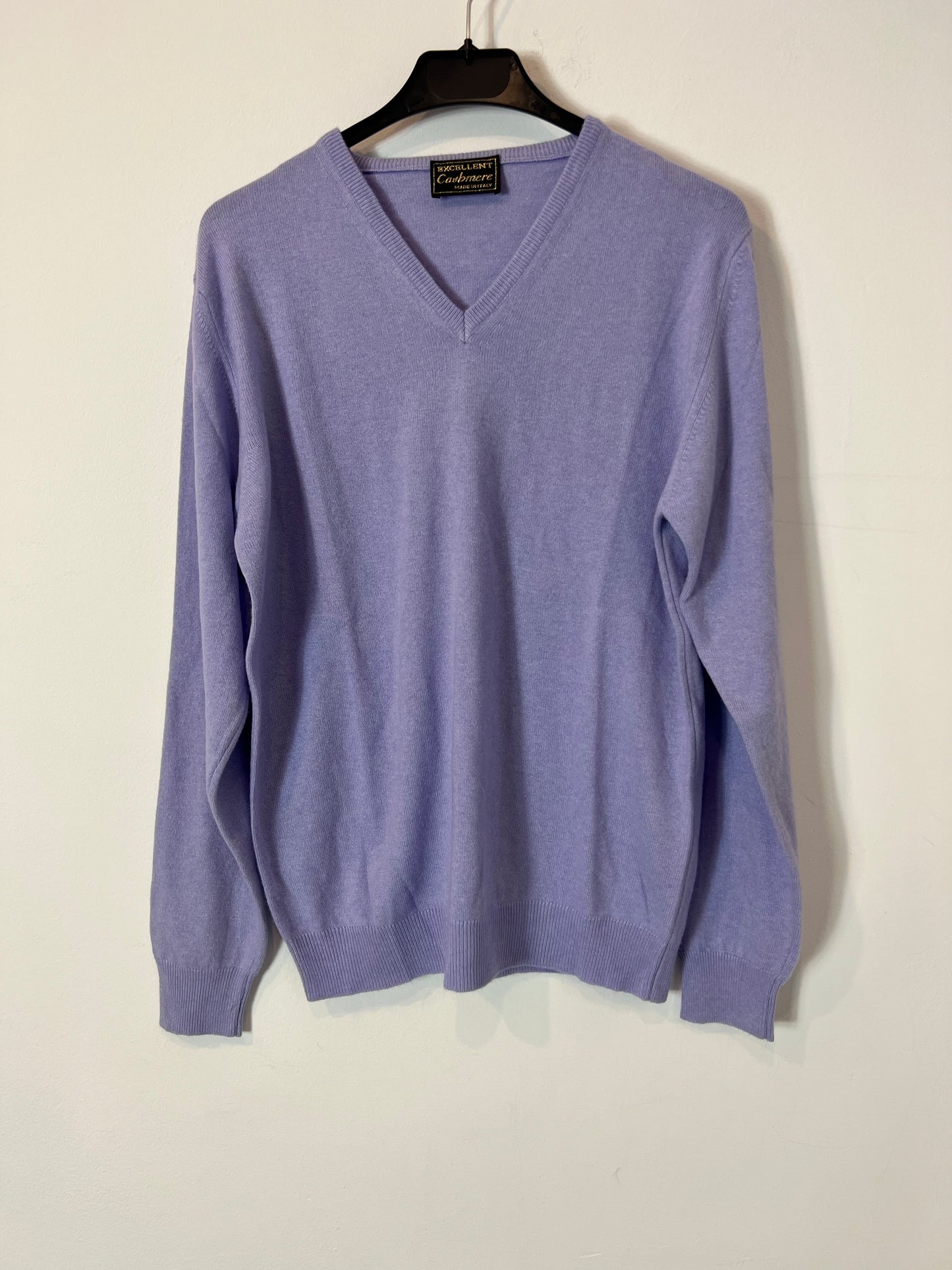 EXCELLENT CASHMERE. Mauve cashmere sweater. TM