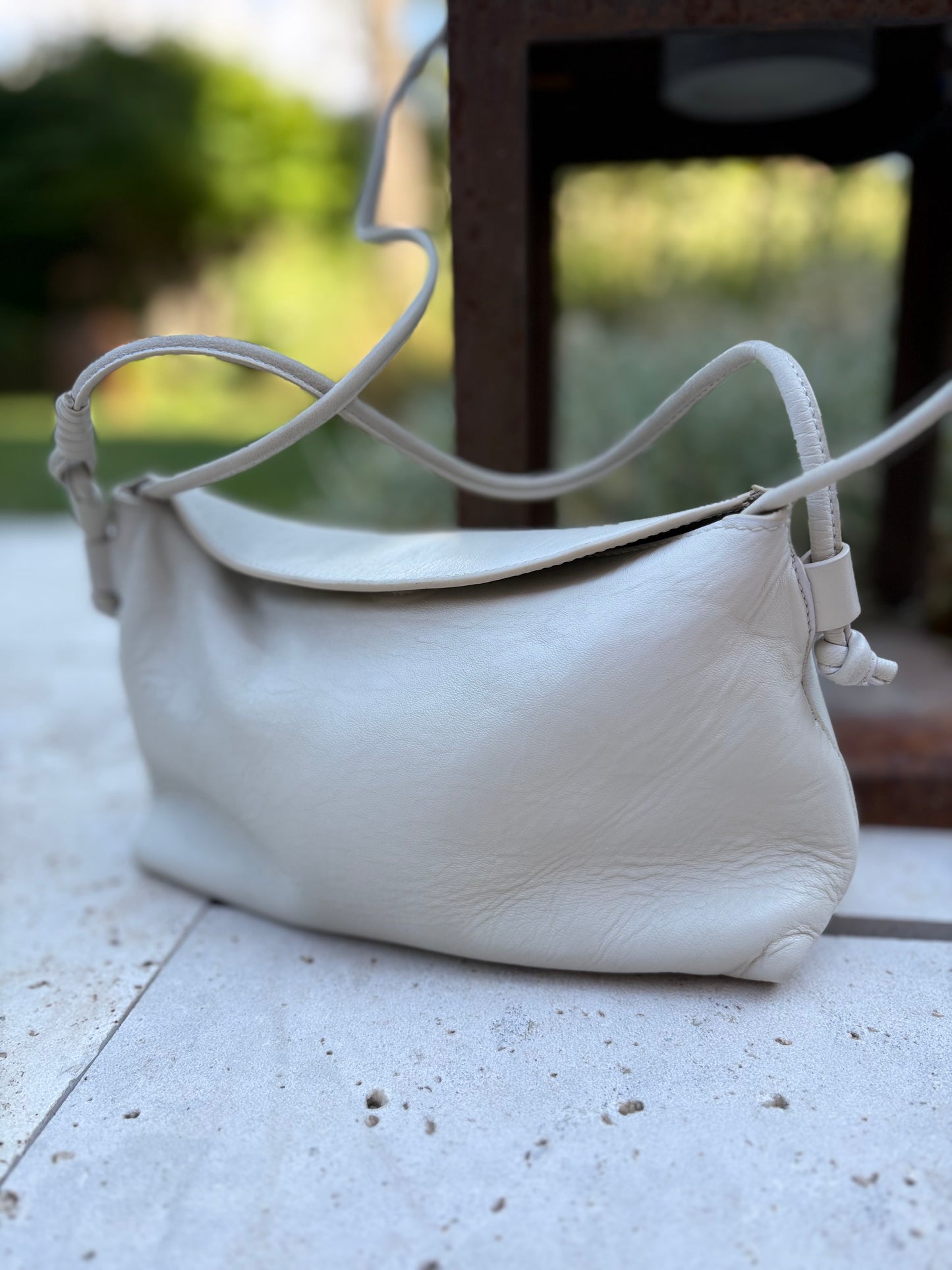 MASSIMO SUTTI. Bolso piel doble asa