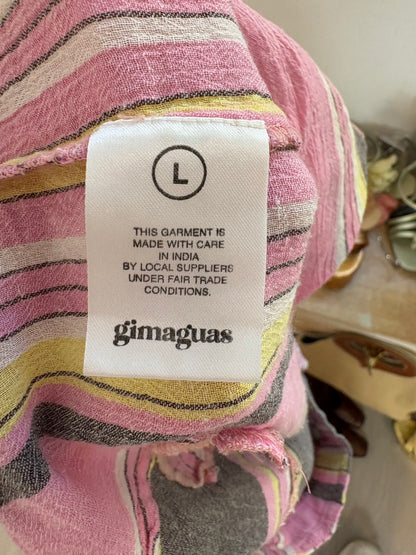 GIMAGUAS. Pantalón algodón rayas