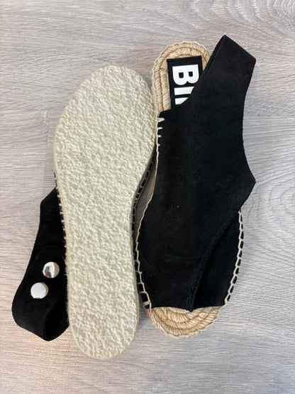 BIMBA Y LOLA. Alpargatas negras. T 38