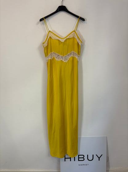 ZARA . Vestido largo lencero. T XS