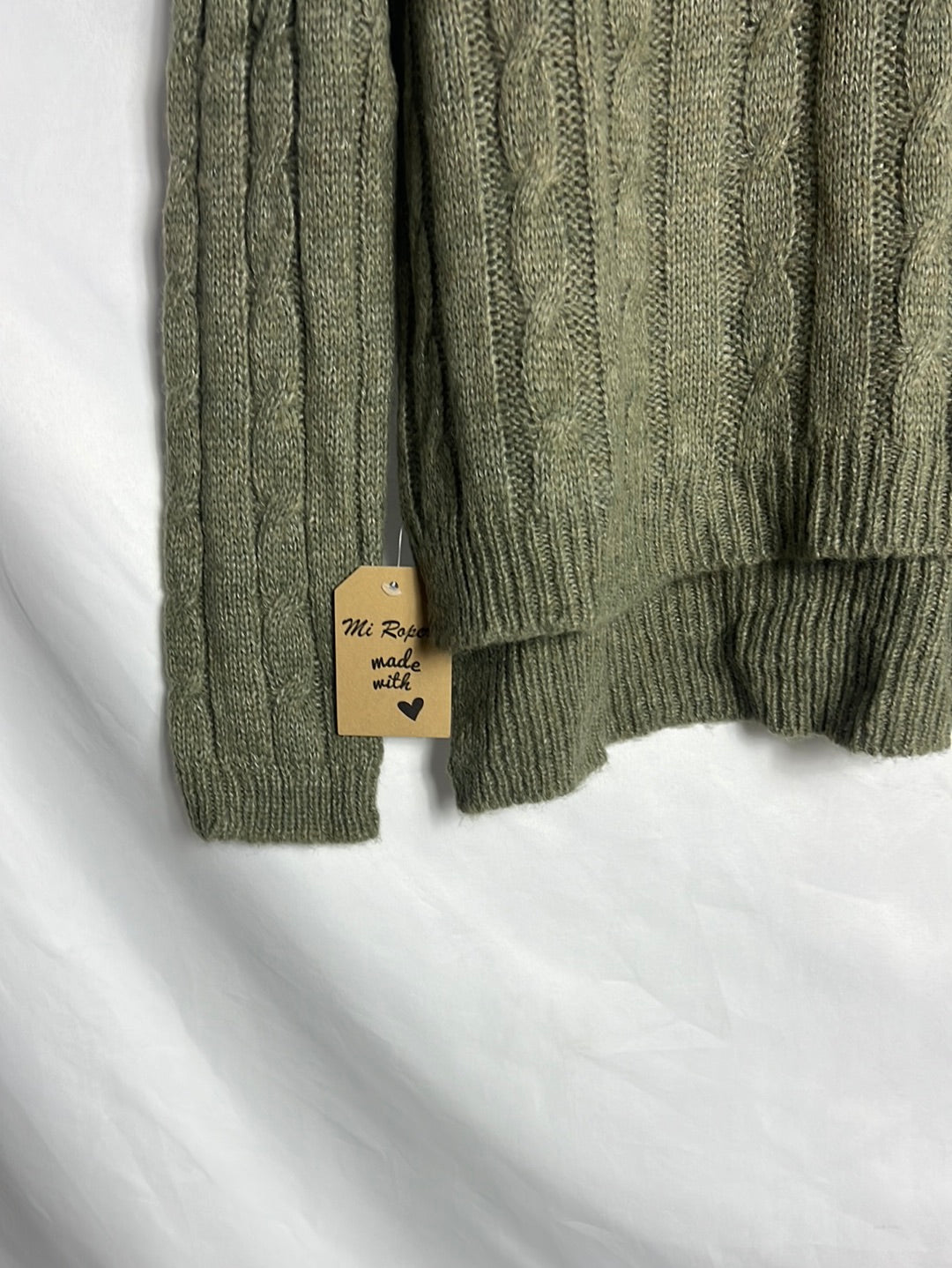 OTRAS. Jersey verde ochos T.u(s)