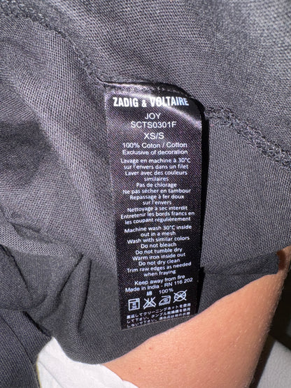 ZADIG&VOLTAIRE. Falda negra larga detalle