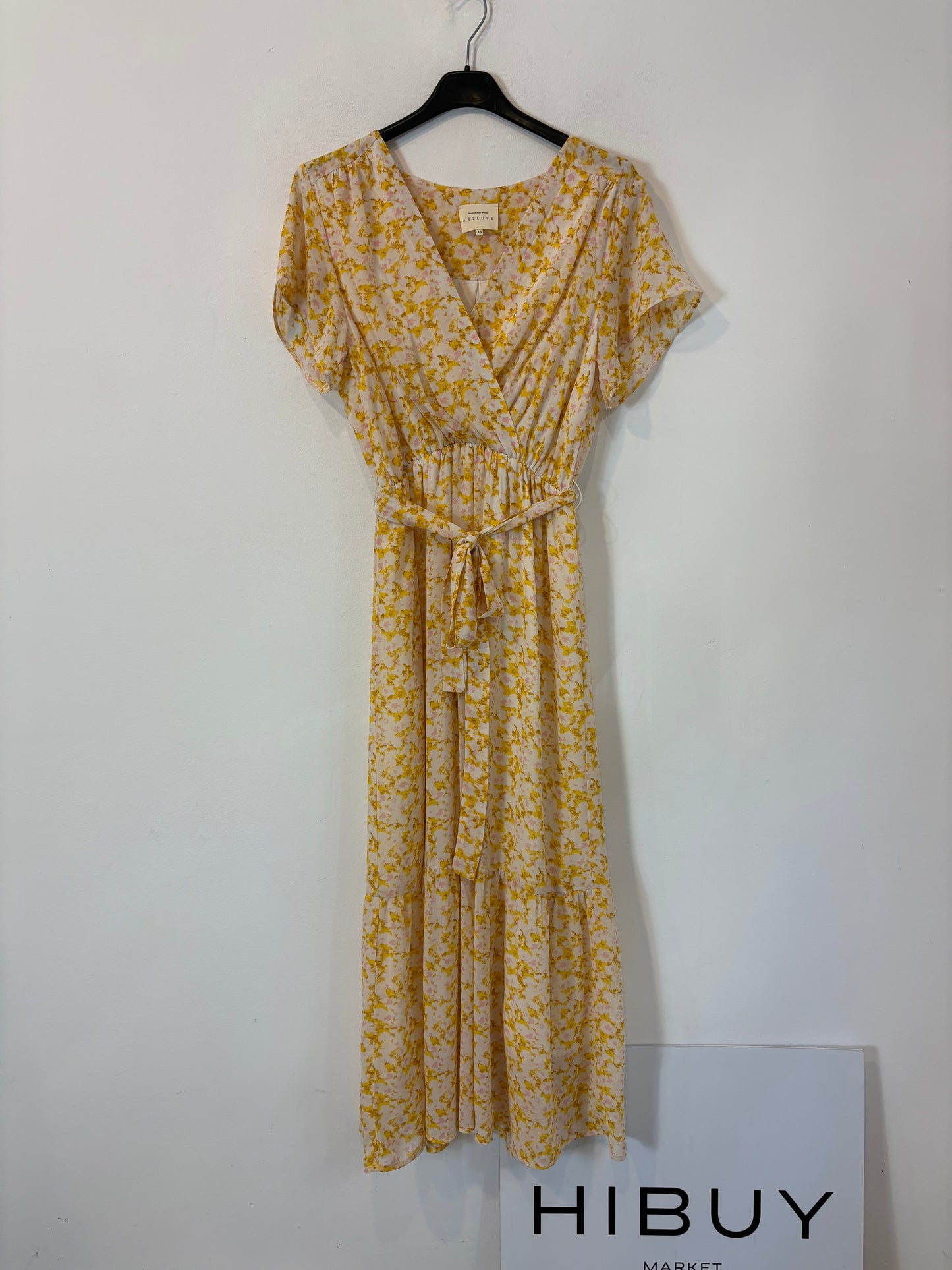 ARTLOVE. Vestido fluido amarillo romántico