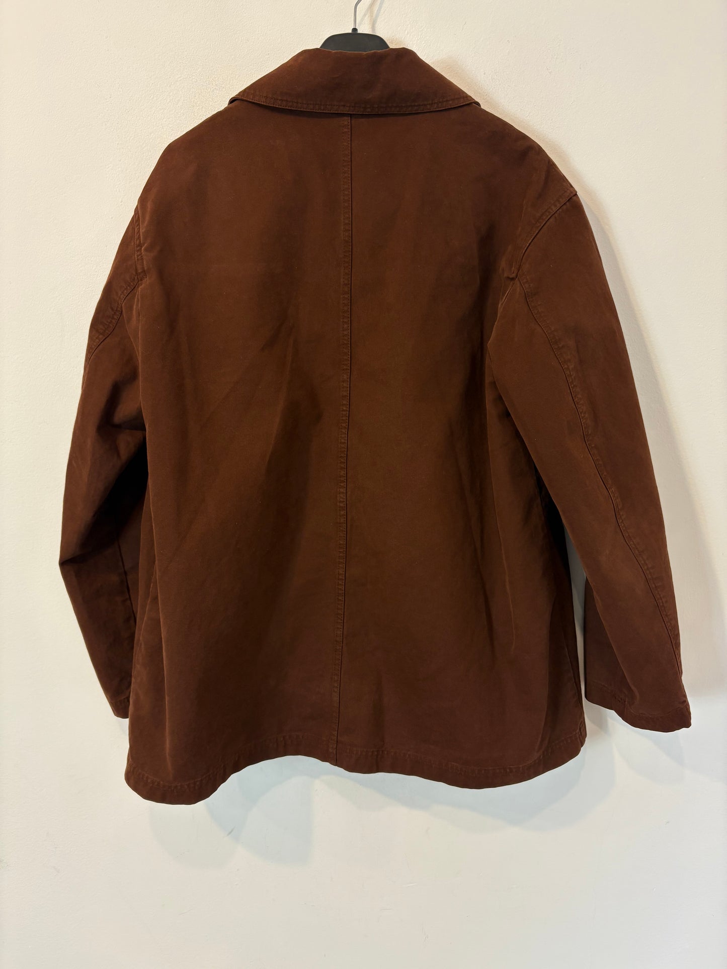 MASSIMO DUTTI. Chaqueta marrón bolsillos