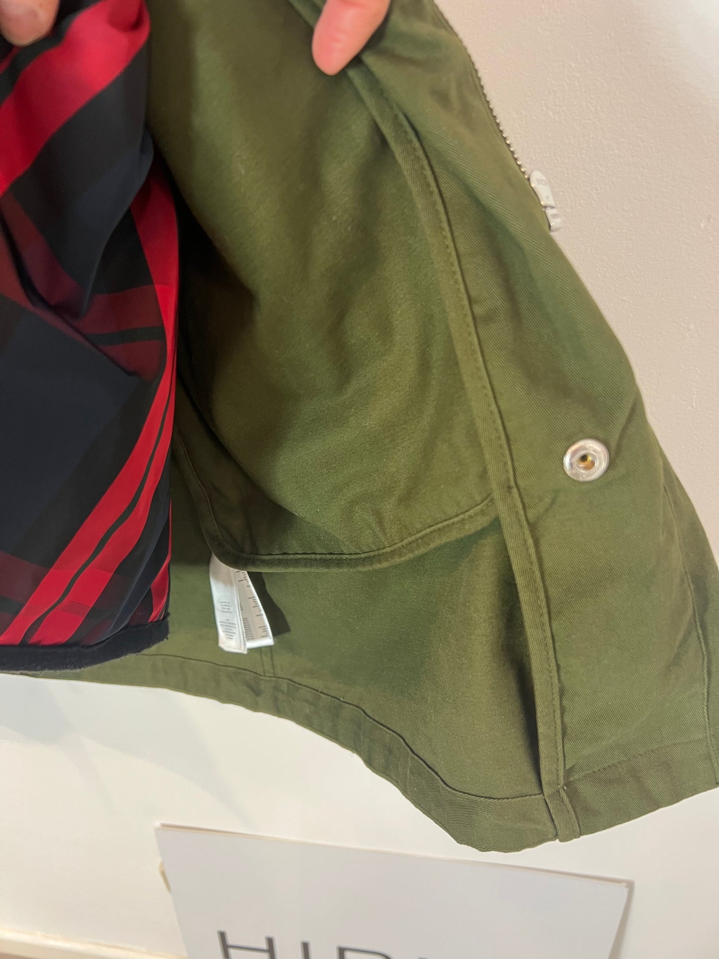 MAJE. Green parka with lining size 0(S)