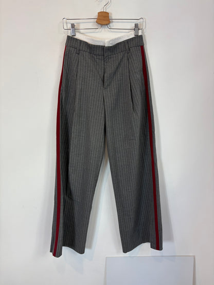 ZARA. Pantalón pinzas doble cintura. T XS