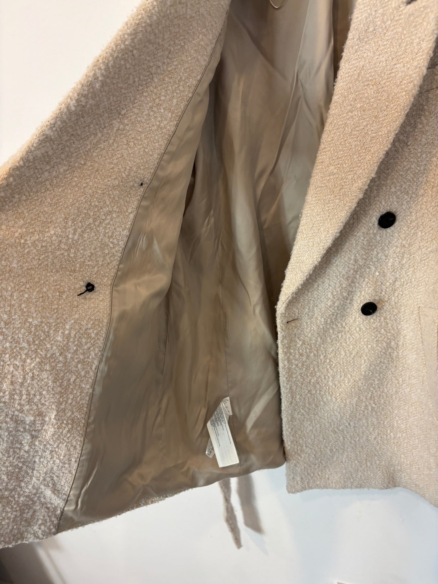 ZARA. Mustard textured back top. TS